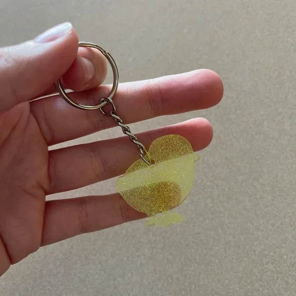 🎉🎉HP🎉🎉 Handmade Baby Chick Keychain - Picture 2 of 6